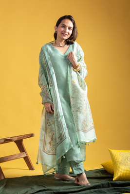 Nirvaan Women Kurta Pant Dupatta Set