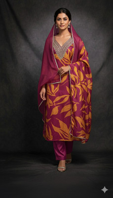 BAF Embroidered Kurta, Trouser/Pant & Dupatta Set