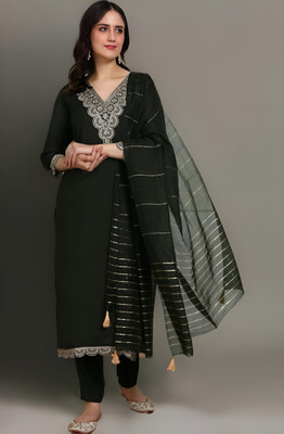 OXIT CLASS Embroidered Kurta, Trouser/Pant & Dupatta Set