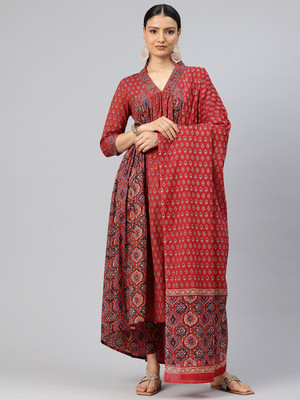 YURI'S Printed Kurta, Trouser/Pant & Dupatta Set