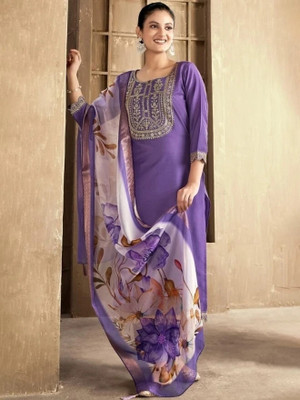 R4milA Embroidered Kurta, Trouser/Pant & Dupatta Set