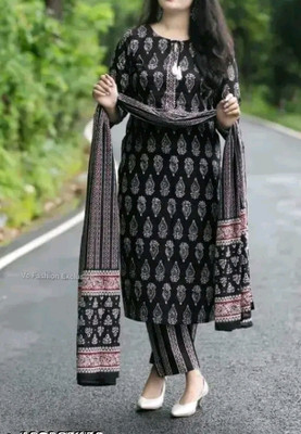Claria Creation Printed Kurta, Trouser/Pant & Dupatta Set