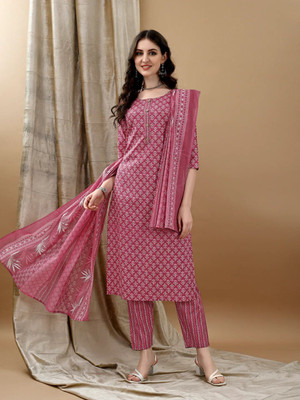 PAL CREATION Printed Kurta, Trouser/Pant & Dupatta Set