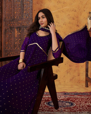 Tasrika Embroidered Kurta, Trouser/Pant & Dupatta Set