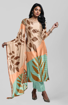 PAVITRARANG Printed Kurta, Trouser/Pant & Dupatta Set
