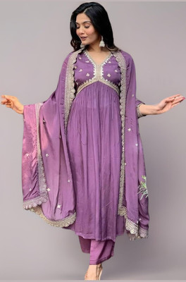 Bonanza Embroidered Kurta, Trouser/Pant & Dupatta Set