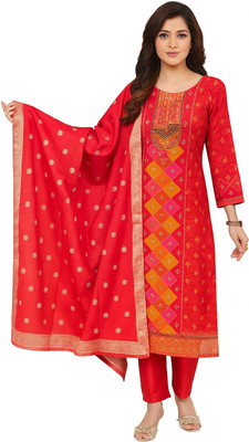 Daughterss Embroidered Kurta, Trouser/Pant & Dupatta Set
