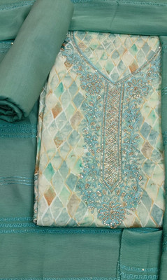 Blessing Creations Embroidered, Printed Kurta, Trouser/Pant & Dupatta Set