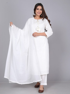 RZOO LIFESTYLE Embroidered Kurta, Trouser/Pant & Dupatta Set