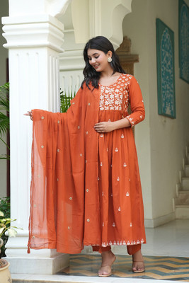 yamini fashion Embroidered Kurta, Trouser/Pant & Dupatta Set