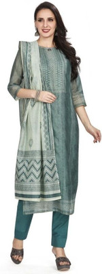 Nioni Printed Kurta, Trouser/Pant & Dupatta Set