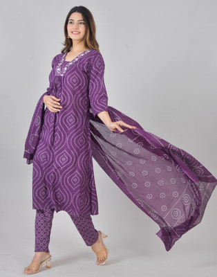 HOUSE OF COMMON Printed Kurta, Trouser/Pant & Dupatta Set