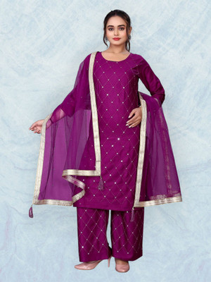 HOC's Women Kurta Pyjama Dupatta Set