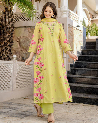 Love Of Fashion Women Kurti Pant Dupatta Set