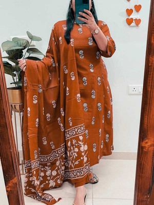 Mishree collection Solid Kurta, Trouser/Pant & Dupatta Set