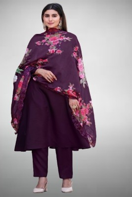 Riva Floral Print Kurta, Trouser/Pant & Dupatta Set