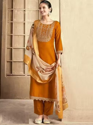 Roopvastra Embellished, Embroidered Kurta, Trouser/Pant & Dupatta Set