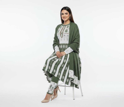 Trendyz Printed Anarkali Kurta, Bottom & Dupatta Set