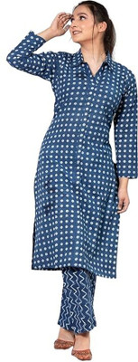 saloni couture Printed Kurta, Palazzo & Dupatta Set