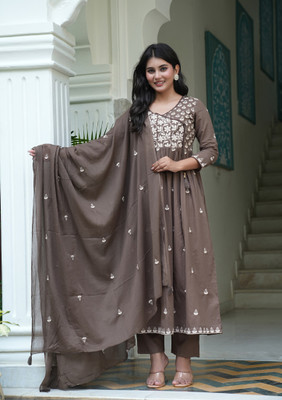 yamini fashion Embroidered Kurta, Trouser/Pant & Dupatta Set