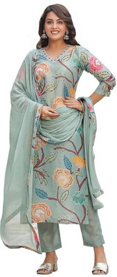 Pwasd Self Design Kurta, Salwar & Dupatta Set