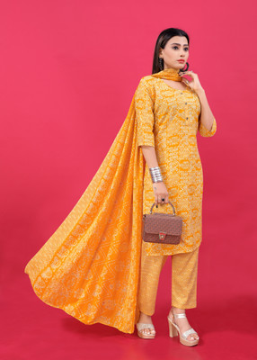 Runaya Nx Printed Kurta, Trouser/Pant & Dupatta Set