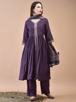 SHREE - SHE IS SPECIAL Embroidered Kurta, Trouser/Pant & Dupatta Set