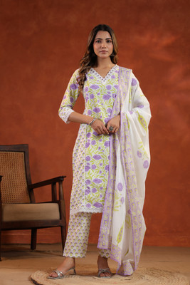 TANMANI Printed Kurta, Trouser/Pant & Dupatta Set