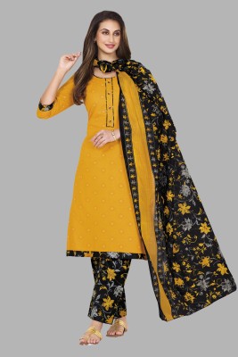 SHREE JEENMATA COLLECTION Printed Kurta, Churidar & Dupatta Set