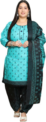 Wonder Weave Printed Kurta, Patiala & Dupatta Set