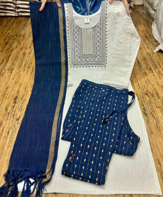 UMI CREATION Embroidered Kurta, Trouser/Pant & Dupatta Set