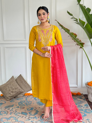 paya fashion Printed Kurta, Trouser/Pant & Dupatta Set