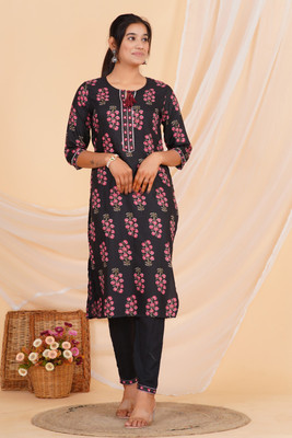 Jaipur fashion factory Printed Kurta, Trouser/Pant & Dupatta Set