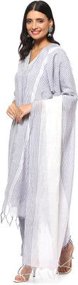 BIBA Solid Kurta, Trouser/Pant & Dupatta Set