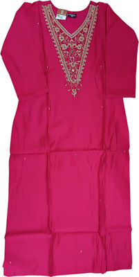 PRITH CRAFT Solid Kurta, Trouser/Pant & Dupatta Set