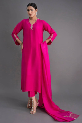 THE PRIVATE LABLE Printed Kurta, Trouser/Pant & Dupatta Set