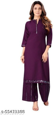 RUDRA ONLINE Women Kurti Palazzo Set