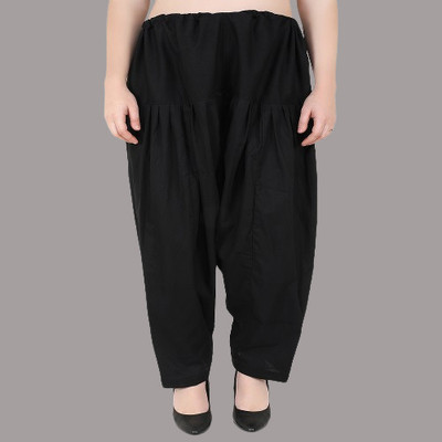 AADRIKA.COM FASHION WORLD Cotton Blend Solid Salwar
