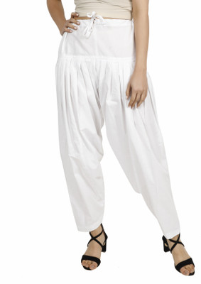 Prabha creations Pure Cotton Solid Salwar