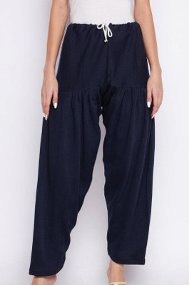 KGFONECLOTH Wool Blend Solid Salwar