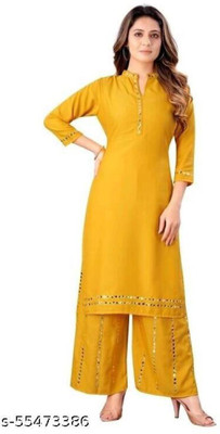 RUDRA ONLINE Women Kurta Palazzo Set