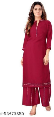 RUDRA ONLINE Women Kurta Palazzo Set