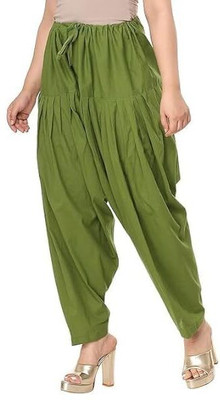 ANIJAIS Pure Cotton Solid Salwar