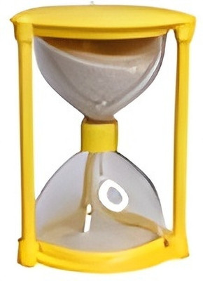 VIRTUAL SandGlass timer Ideal for HomeDecor,Exercise,Tea Making,Study Table,(Pack of 1) Sand Clock