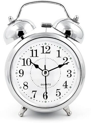 Scilla Analog Silver Clock