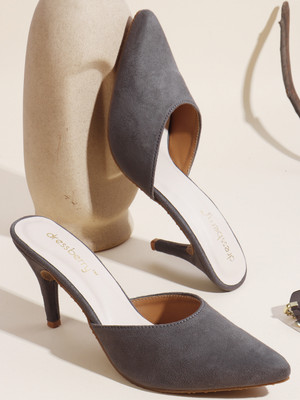 Dressberry Women Heels(Grey , 6)