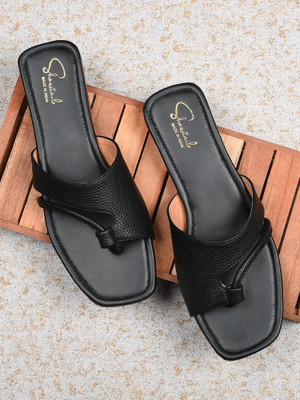Shoestail Women Flats(Black , 5)