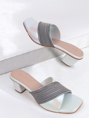 Dressberry Women Heels(White , 7)