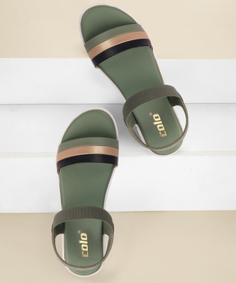 Colo Women Casual(Olive , 7)