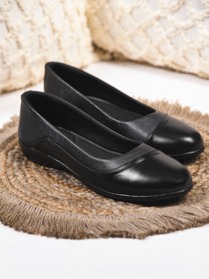 TRYME Women Bellies(Black , 6)